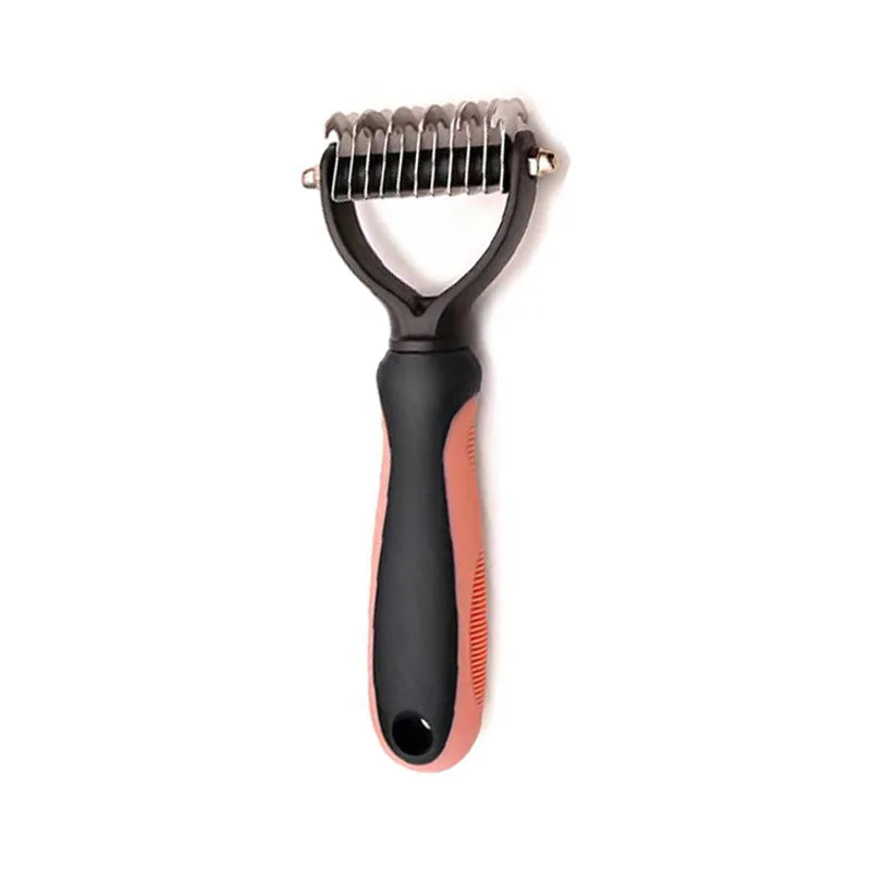 Professional Pet Deshedding & Dematting Brush for Dogs & Cats