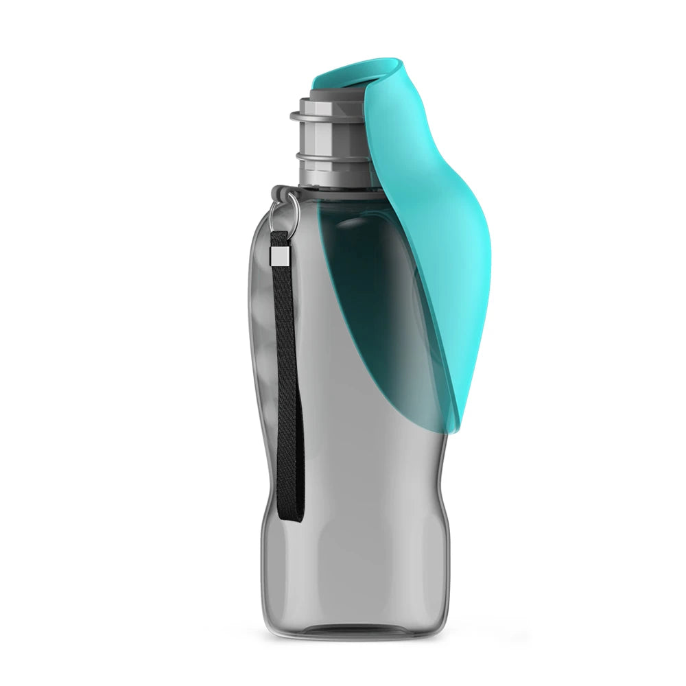 Portable 800ML Dog Water Bottle for Travel & Walks
