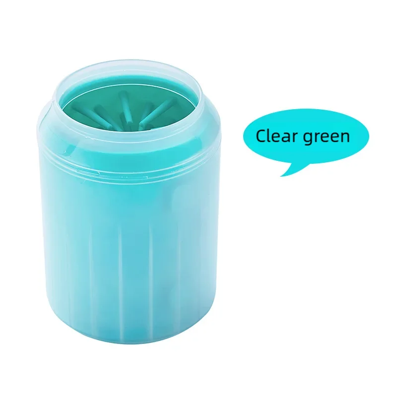 Portable Dog Paw Cleaner Cup with Soft Silicone Brush