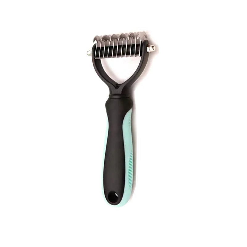 Professional Pet Deshedding & Dematting Brush for Dogs & Cats
