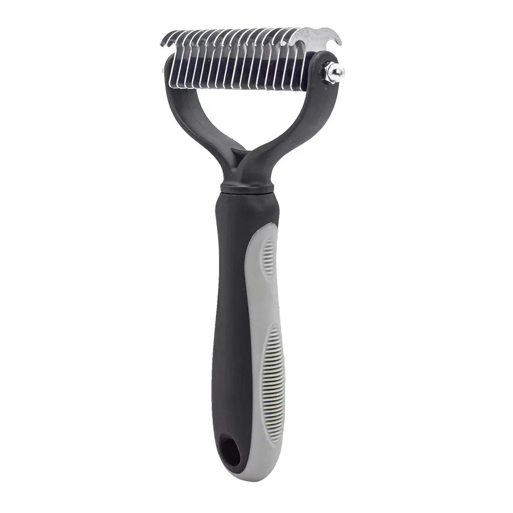 Professional Pet Deshedding & Dematting Brush for Dogs & Cats